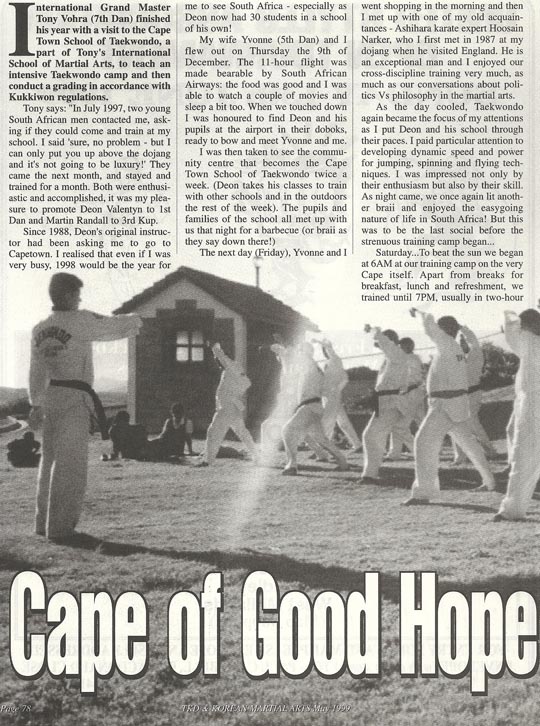 TKD & Korean Martial Arts - May 1999 - 4