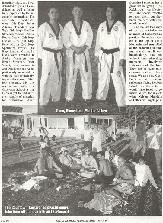 TKD & Korean Martial Arts - May 1999 - 5