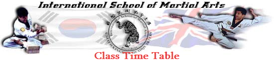 Class Time Table