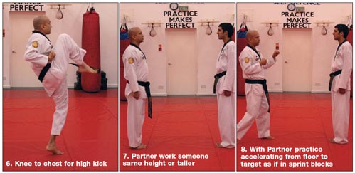 front kick 3 front kick 3