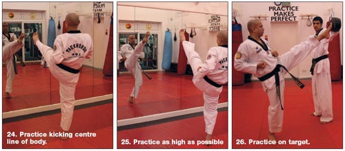 front kick 9 front kick 9